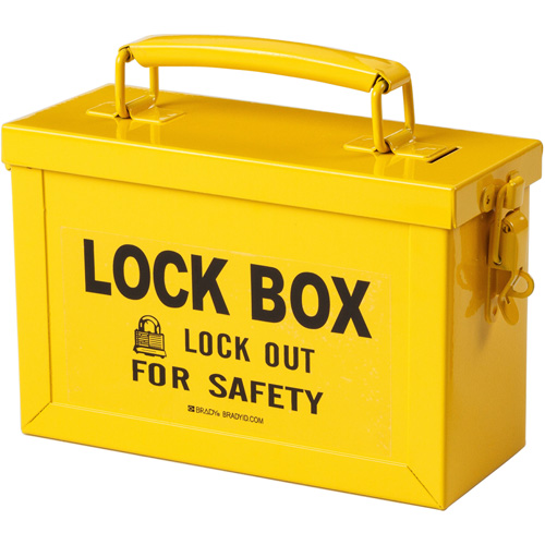 Coffret de s&eacute;curit&eacute; de groupe, Jaune Kelford