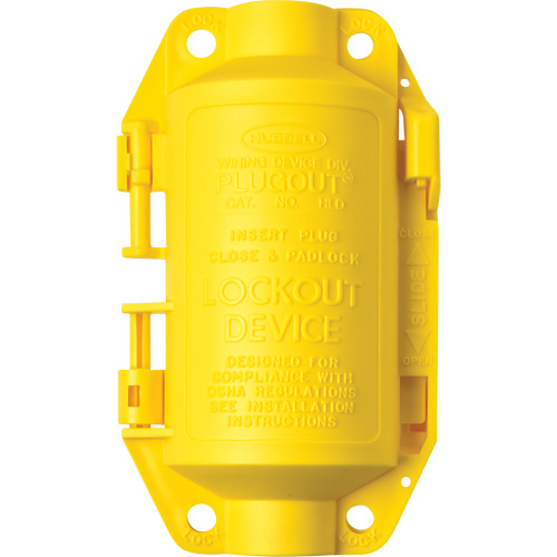 Dispositif de verrouillage Hubbell Plugout, Type Prise Kelford