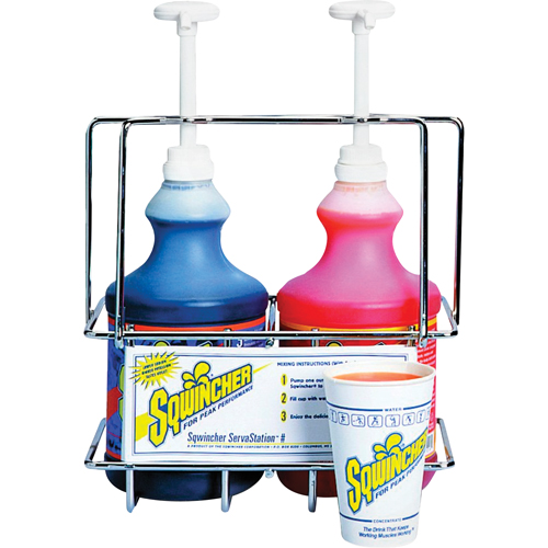 Sqwincher&reg; ServaStations&reg; Wall Mount Rack Kelford