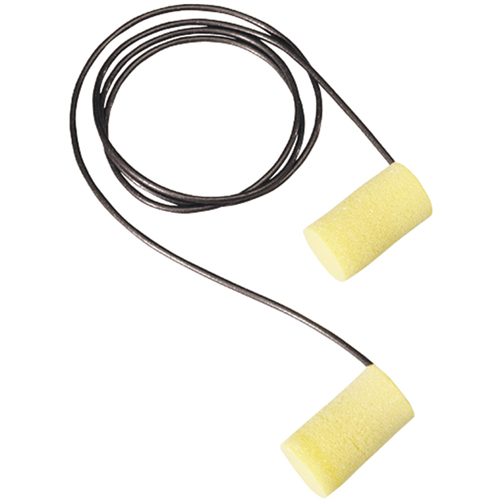 Bouchons d'oreilles m&eacute;talis&eacute; E-A-R Classic Plus de 3M, Avec cordon, Grand, Vrac - Sac en poly, NRR dB 33 Kelford