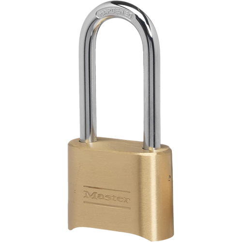 Cadenas &agrave; combinaison, Argent, Rev&ecirc;tement en laiton, Largeur de 2" Kelford