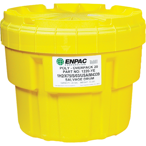 Barils de r&eacute;cup&eacute;ration Poly-Overpack 20, 20 gal. US, Stationnaire Kelford