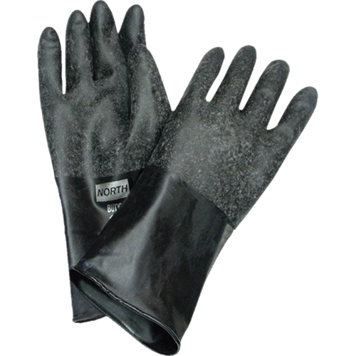 Gants r&eacute;sistants aux produits chimiques, Taille Moyen/8, 14" lo, Caoutchouc butyle, 32 mils Kelford