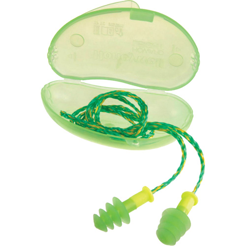 Bouchons d'oreilles Fusion de Howard Leight, Vrac - Boîte, Petit, Avec cordon Kelford
