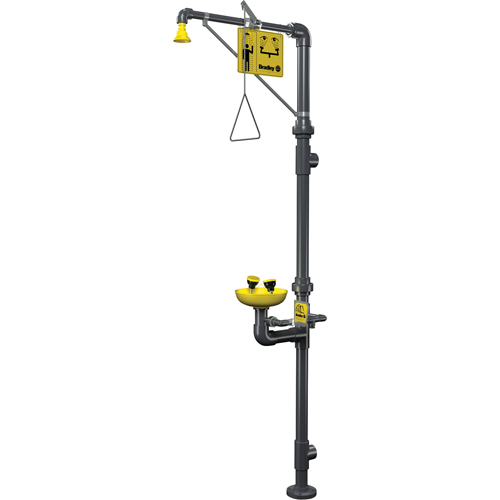 Corrosion-Resistant Emergency Shower & Eye/Face Wash Station Kelford