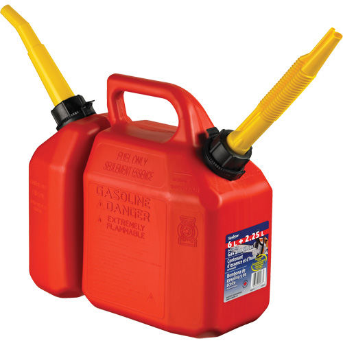 Combo Jerry Can Gasoline/Oil, 2.17 US Gal/8.25 L, Red, CSA Compliant/ULC Kelford