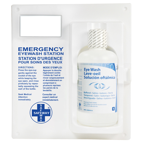 Eyewash Station - Single Station With Eyewash Solution Kelford