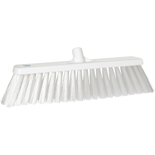 Large Particle Push Broom Head, 2-1/2", Polyester, White Kelford