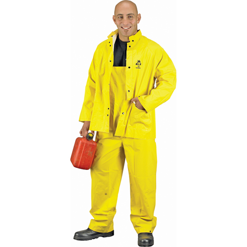 Lightweight Flame Retardant Rainsuit, Large, High Visibility Yellow Kelford