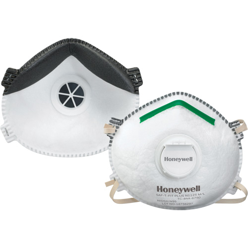 Respirateurs contre les particules Saf-T-Fit Plus N1125, N95, Certifi&eacute; NIOSH, T-Grand Kelford