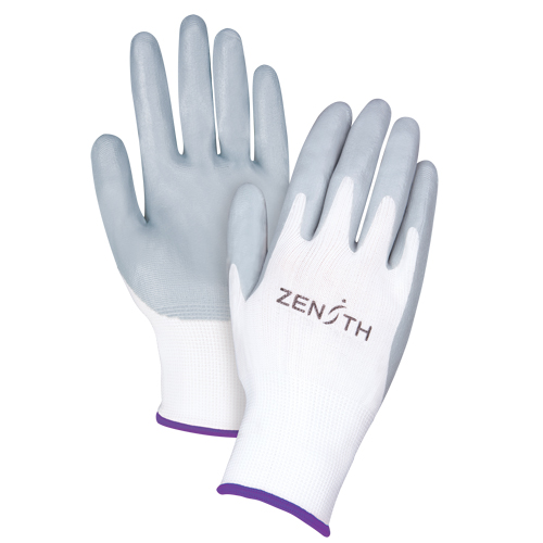 Gants l&eacute;gers enduits et respirants, 6/T-petit, R&ecirc;vetement Mousse de nitrile, Calibre 13, Enveloppe en Polyester Kelford