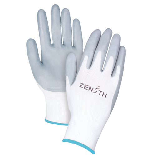 Lightweight Breathable Coated Gloves, 10/X-Large, Foam Nitrile Coating, 13 Gauge, Polyester Shell Kelford
