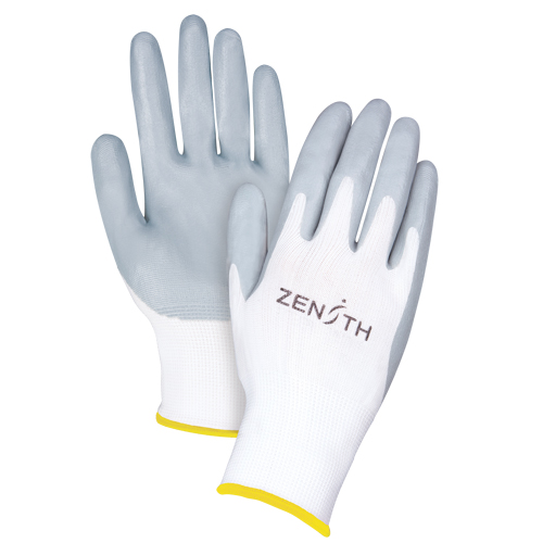 Lightweight Breathable Coated Gloves, 11/2X-Large, Foam Nitrile Coating, 13 Gauge, Polyester Shell Kelford