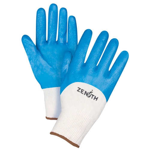 Gants enduits et tricot&eacute;s sans coutures de poids moyen, 9/Grand, R&ecirc;vetement Nitrile, Calibre 13, Enveloppe en Coton Kelford