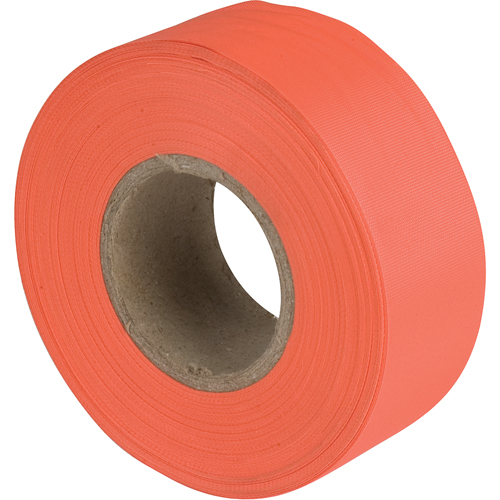 Rubans pour signalisation, 1,1875" la x 150' lo, Orange fluorescent Kelford