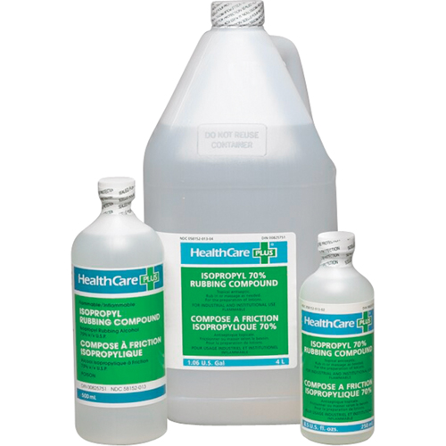 Alcool isopropylique &agrave; friction, Liquide, Antiseptique Kelford