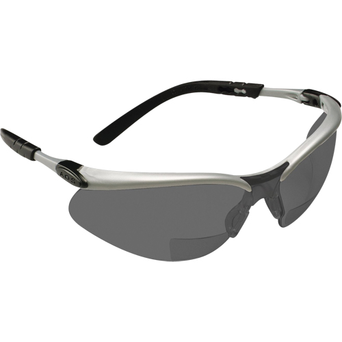 Lunettes de s&eacute;curit&eacute; BX avec verres de lecture, Antibu&eacute;e, Grise/fum&eacute;e, Dioptrie 2,5 Kelford