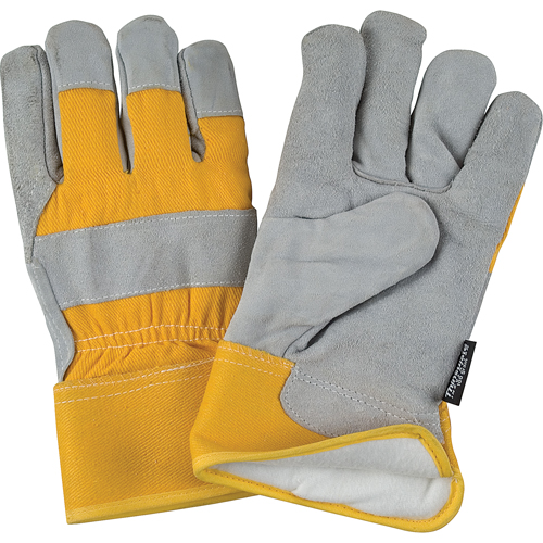 Superior Warmth Winter-Lined Fitters Gloves, Medium, Split Cowhide Palm, Thinsulate Inner Lining Kelford