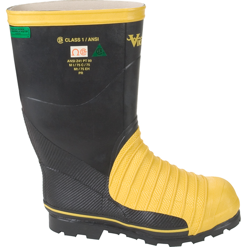 Bottes professionnelles Miner 49ER pour l'exploitation mini&egrave;re, Caoutchouc, Embout Acier, Pointure 7 Kelford