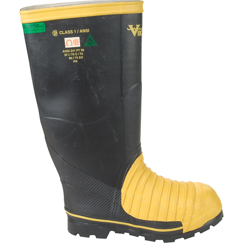 Bottes professionnelles Miner 49ER pour l'exploitation mini&egrave;re, Caoutchouc, Embout Acier, Pointure 7 Kelford