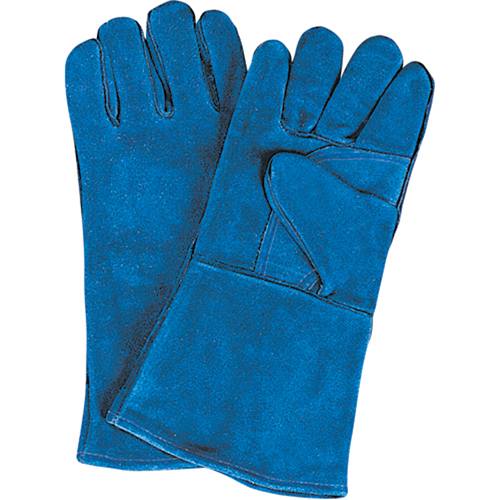 Gants de soudage &agrave; pouce & paume doubles, Cuir de vache refendu, Taille Grand Kelford