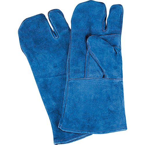Double Palm & Thumb Welding Gloves, Split Cowhide, Size Large Kelford