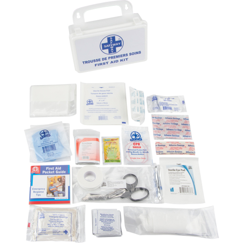 Trousse de premiers soins, Dispositif m&eacute;dical Classe 1, Boîte en plastique Kelford