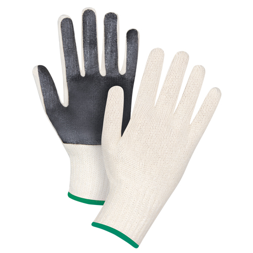 Gants en tricot &agrave; paume enduite, Poly/coton, Un c&ocirc;t&eacute;, Calibre 7, Moyen Kelford