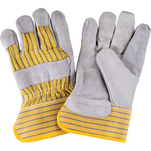 Premium Quality Fitters Gloves, Large, Split Cowhide Palm, Cotton Inner Lining Kelford