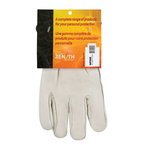 Gants de conducteur doubl&eacute;s pour l'hiver d'usage standard, 2T-Grand, Paume en Cuir fleur de vache, Molleton Kelford