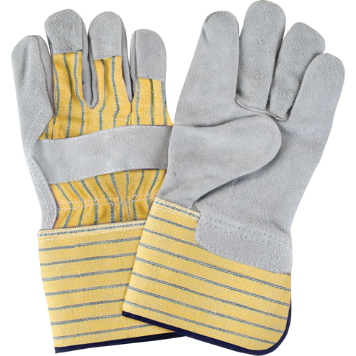 Premium Quality Fitters Gloves, Large, Split Cowhide Palm, Cotton Inner Lining Kelford
