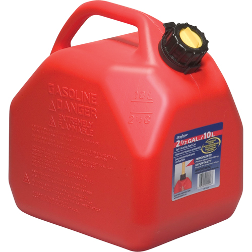 Jerry Cans, 2.5 US gal./10 L, Red, CSA Compliant/ULC Kelford