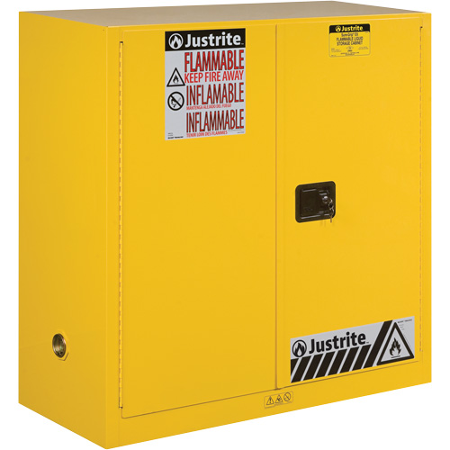 Sure-Grip&reg; Ex Flammable Storage Cabinets, 30 gal., 1 Door, 43" W x 44" H x 18" D Kelford
