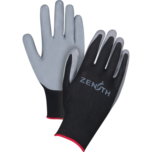Gants enduits confortables de premi&egrave;re qualit&eacute;, 9/Grand, R&ecirc;vetement Nitrile, Calibre 13, Enveloppe en Polyester Kelford