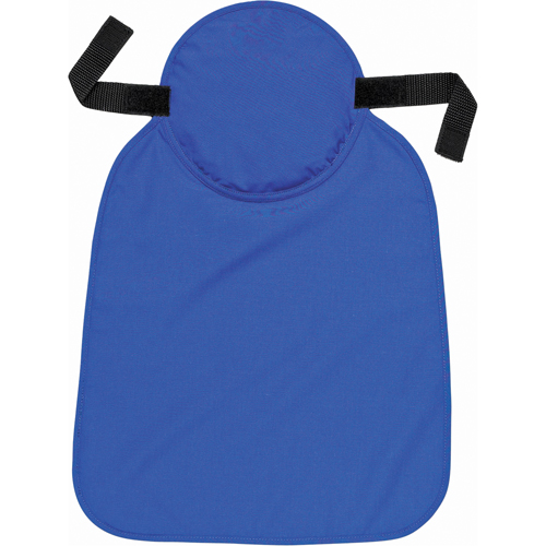 Tampons  et voiles pour le cou refroidissants pour casque de s&eacute;curit&eacute; Chill-Its 6717, Bleu Kelford