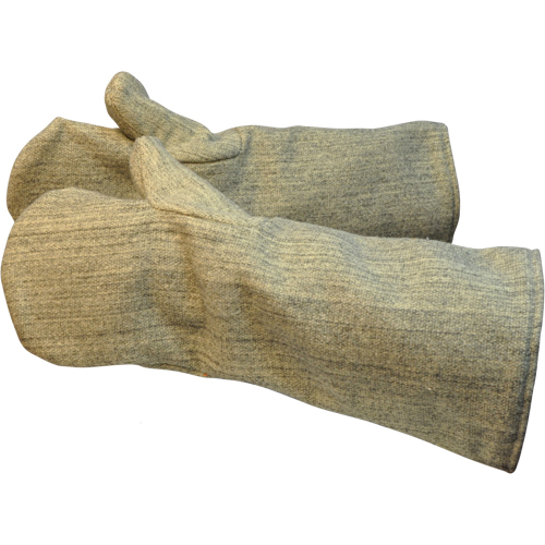 Carbo-King Heat Protective Mitts, Aramid, Large, Protects Up To 2100° F (1149° C) Kelford