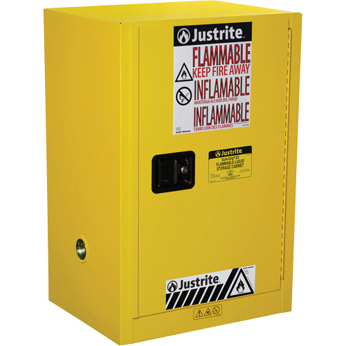 Armoire de s&eacute;curit&eacute; compacte pour produits inflammables EX Sure-Grip, 12 gal., 1 Porte(s), 23,25" La x 35" h x 18" p Kelford