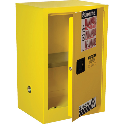 Armoire de s&eacute;curit&eacute; compacte pour produits inflammables EX Sure-Grip, 12 gal., 1 Porte(s), 23,25" La x 35" h x 18" p Kelford