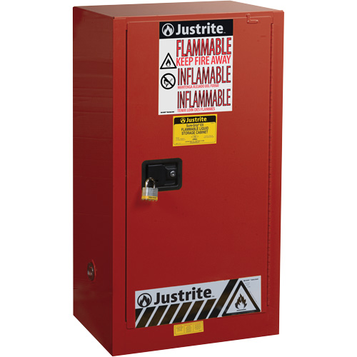 Sure-Grip&reg; EX Combustibles Safety Cabinet for Paint and Ink, 20 gal., 2 Shelves Kelford