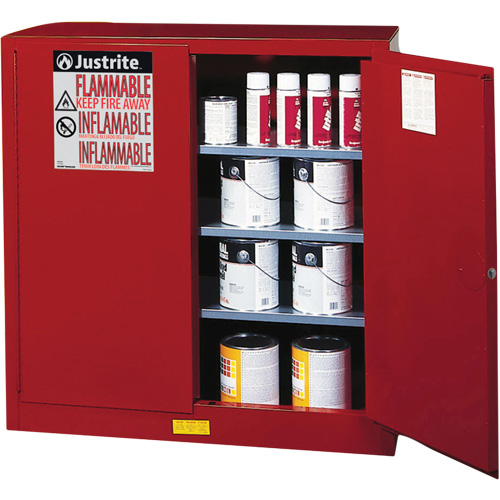 Sure-Grip&reg; EX Combustibles Safety Cabinet for Paint and Ink, 40 gal., 3 Shelves Kelford