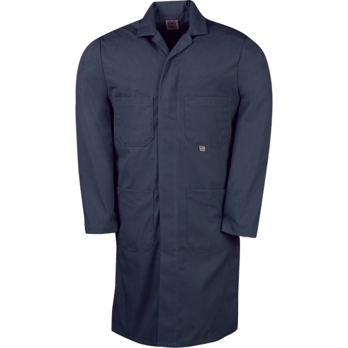 Lab Coats, Poly-Cotton, 40, Navy Blue Kelford