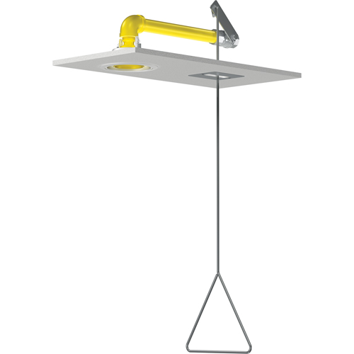 Douches d'urgence &agrave; alimentation horizontale, Montage au plafond Kelford