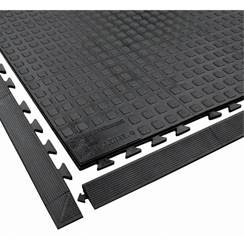 Tapis Rejuvenator Connect No 502, Polyur&eacute;thane, 3' la c, 3' lo, 5/8" &eacute;paisseur, Noir Kelford