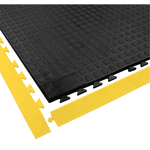 Tapis Rejuvenator Connect No 502, Polyur&eacute;thane, 3' la c, 3' lo, 5/8" &eacute;paisseur, Noir Kelford