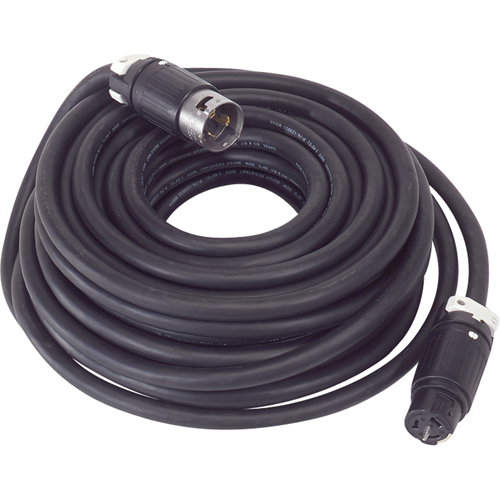 Power Cord for Temporary Power Distribution Units, SOOW, 50 A, 50' Kelford