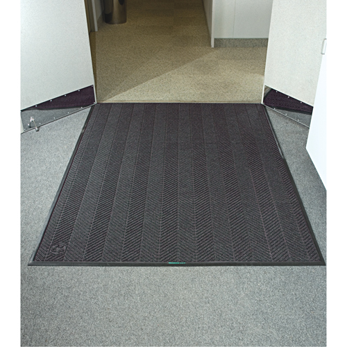 Tapis Waterhog Eco Elite, Essuie-pieds/grattoir, 4' x 8' x 3/8", Cendre grise Kelford