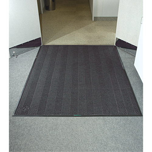 Tapis Waterhog Eco Elite, Essuie-pieds/grattoir, 6' x 8' x 3/8", Cendre grise Kelford