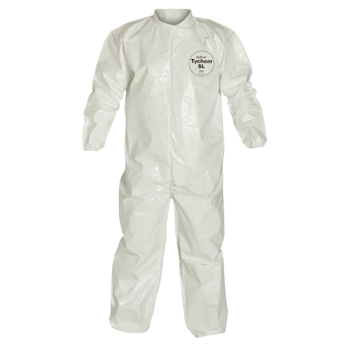 Tychem&reg; 4000 Coveralls, Medium, White Kelford