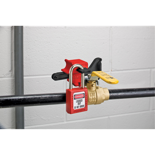 Seal Tight Handle-On Valve Lockouts, Ball Type Kelford