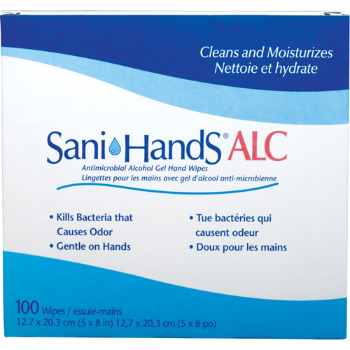 Sani-Hands&reg; ALC Antimicrobial Hand Wipes, Packet Kelford